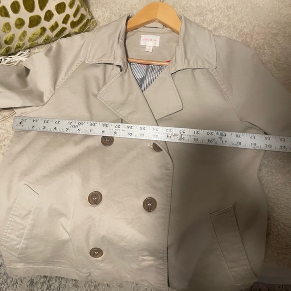 Riley & Rae Beige Double-Breasted Trench Coat - Picture 8 of 10